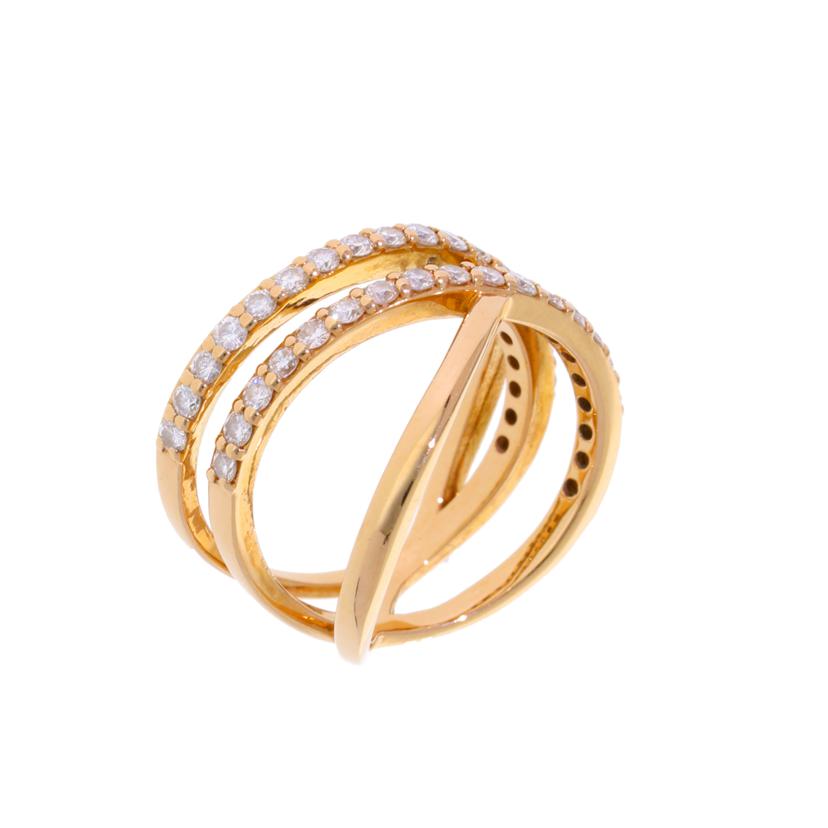 / K18PGダイヤリング0.80/#12.5//Aランク/75