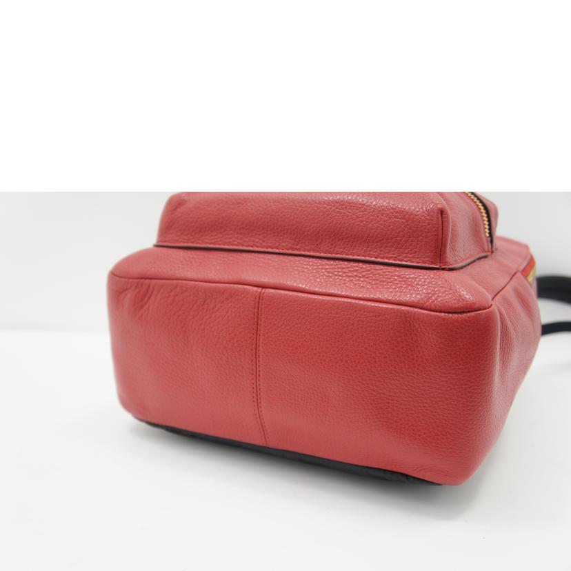 COACH コーチ/チャーリーペブルドレザーミディアムバックパック/レッド/F30550//D1880/ABランク/75