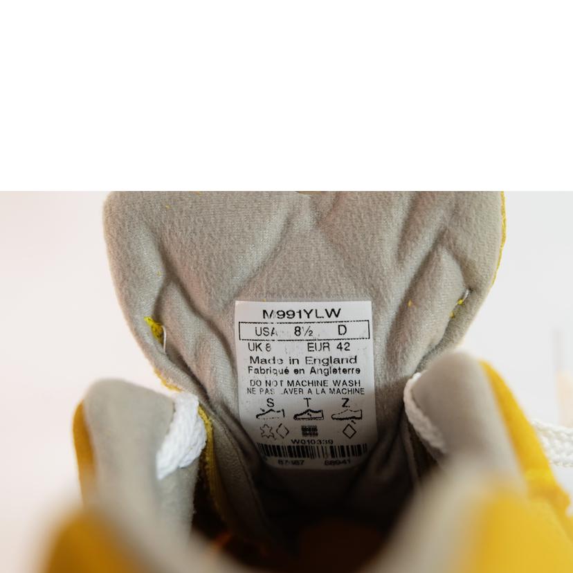 ニューバランス/M991 YLW/M991 YLW//Bランク/71