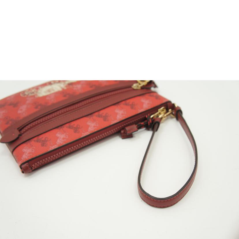 COACH コーチ/ホースアンドキャリッジポーチ/レッド/F84635//K1932/Aランク/75