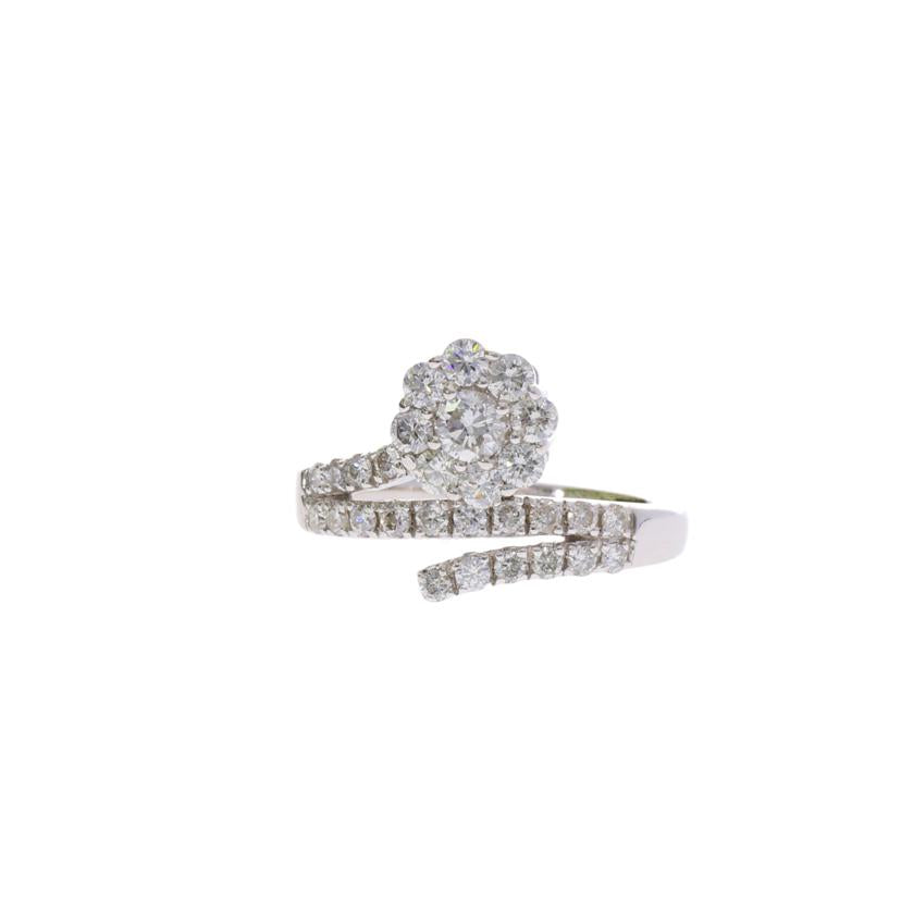 / K18WGダイヤリング1.00ct//Aランク/75