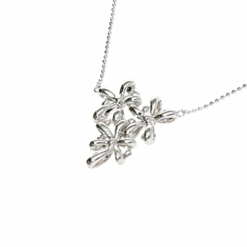 /K18WGダイヤネックレス 0.35ct//Aランク/75