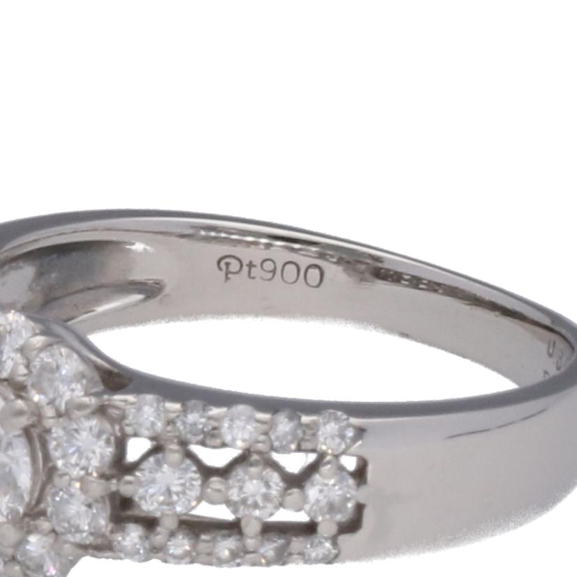 /◎ PT900ダイヤリング0.349/0.51ct//Aランク/75