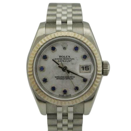 ROLEX ロレックス/デイトジャスト10Pサファイア シェル文字盤/179174/Z70****/ROLEX/Aランク/87【中古】