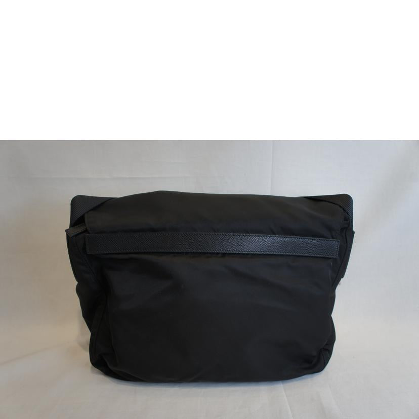 PRADA プラダ/ナイロンショルダーバッグブラック/1BD671//255/Aランク/92