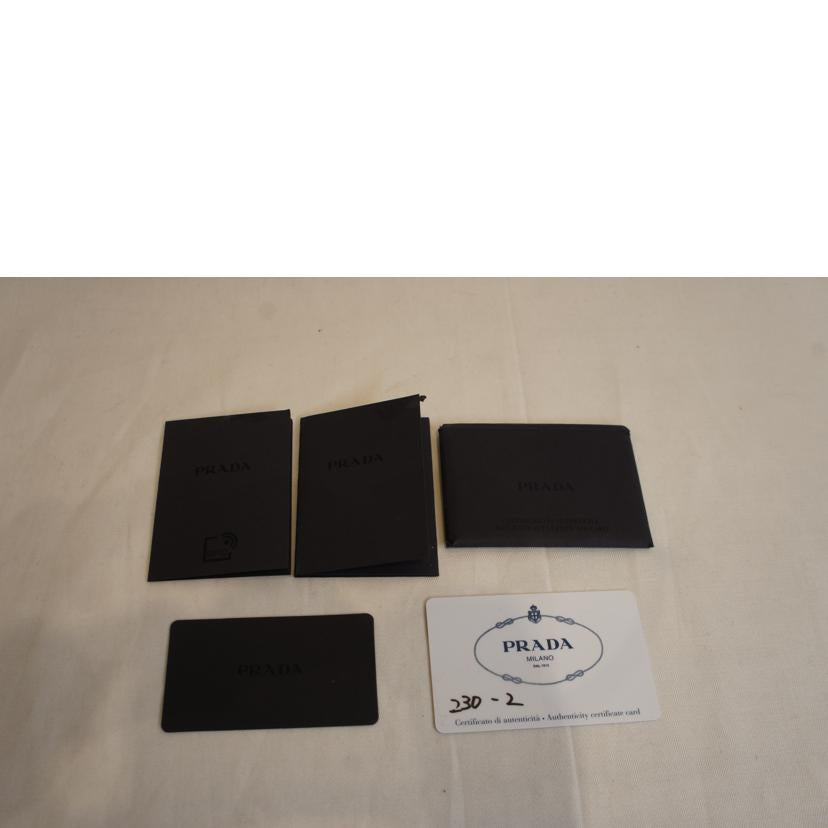 PRADA プラダ/ナイロンショルダーバッグブラック/1BD671//255/Aランク/92