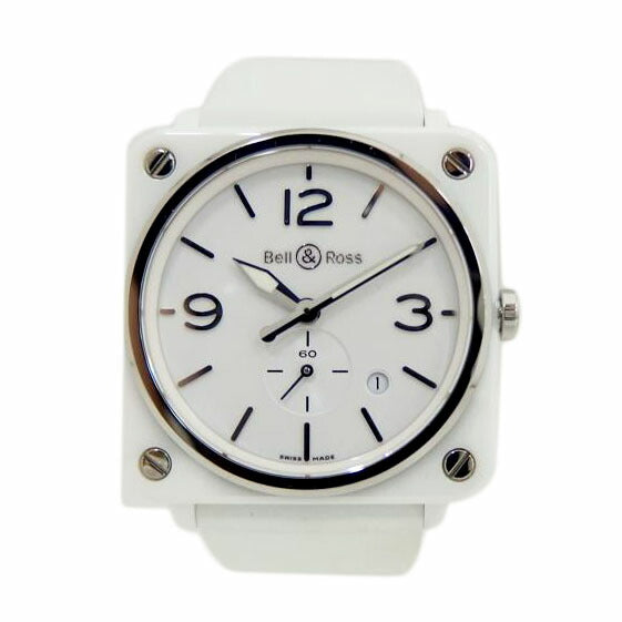 BELL&ROSS ベルアンドロス/BRSクォーツ/セラミック/クォーツ/BRS-64-CSWh//02517/ABランク/82