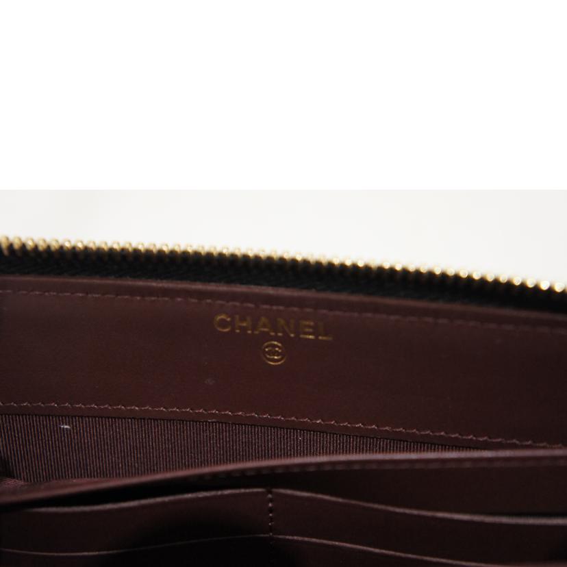 CHANEL シャネル/マトラッセラウンドファスナー長財布/キャビアスキン//23055930/ABランク/94
