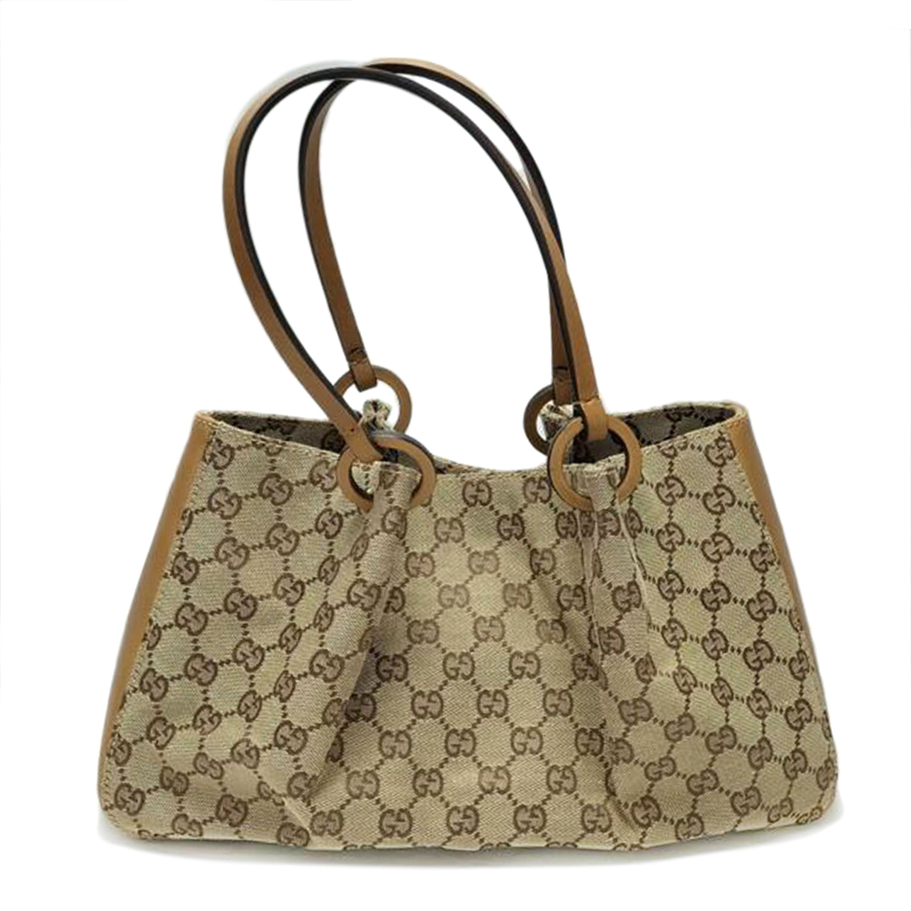 GUCCI グッチ/GGキャンバス トートバッグ ポーチ付/94898//ABランク/52