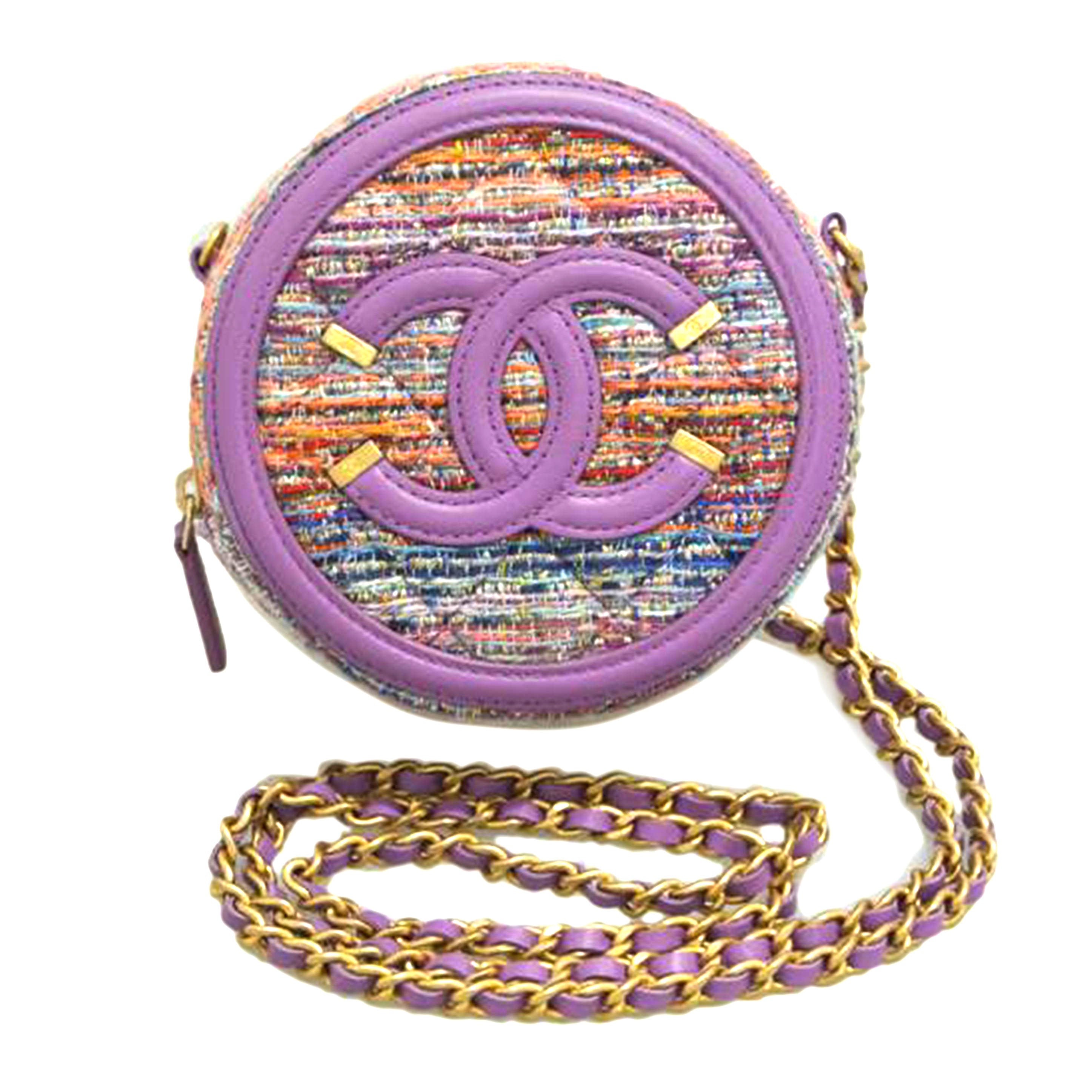 CHANEL シャネル/フィリグリー ツイートラウンドポシェット//29067875/Aランク/87