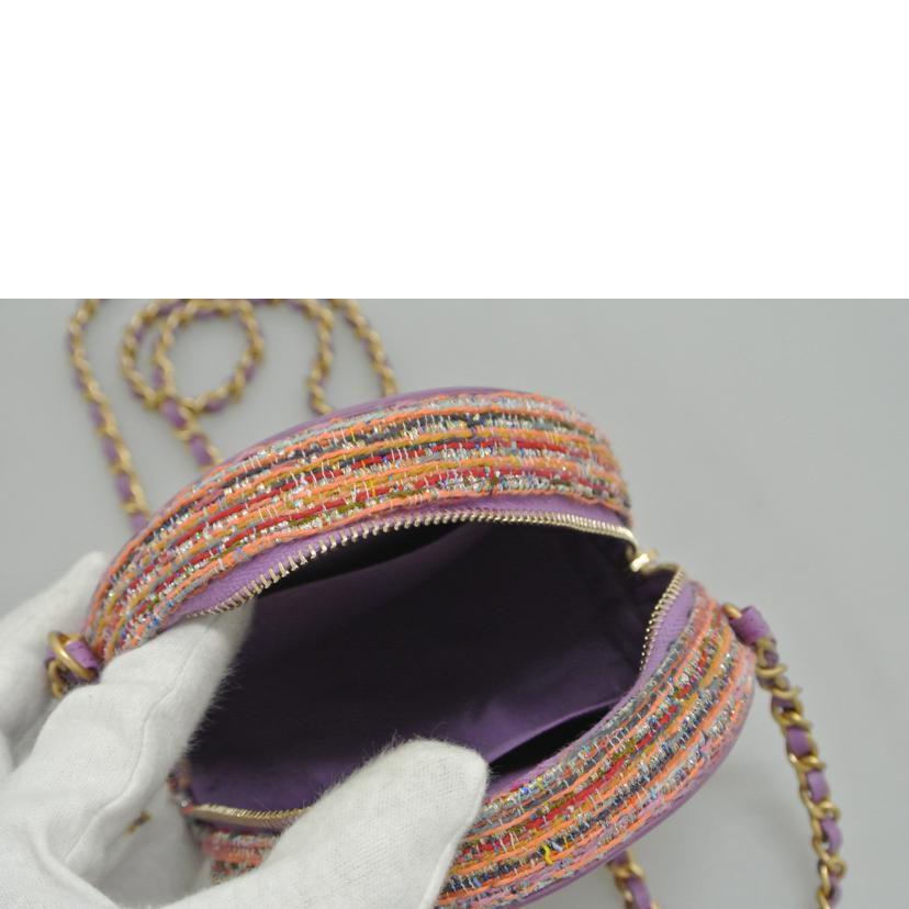 CHANEL シャネル/フィリグリー ツイートラウンドポシェット//29067875/Aランク/87