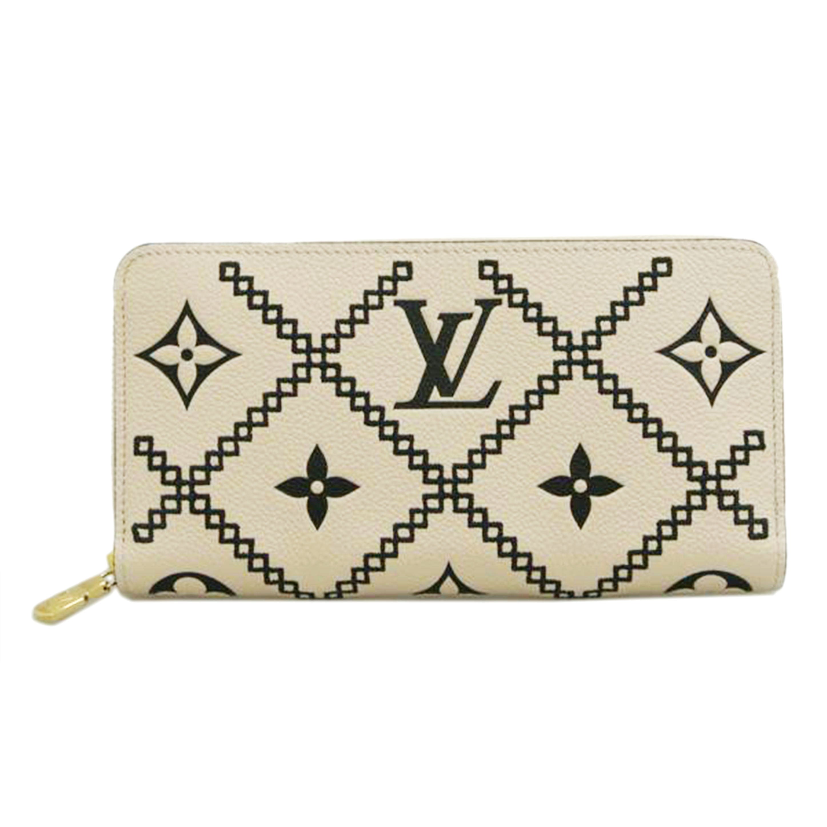 LV ルイヴィトン/ジッピーウォレット アンプラント ブロデリー/M81141//IC/Aランク/87