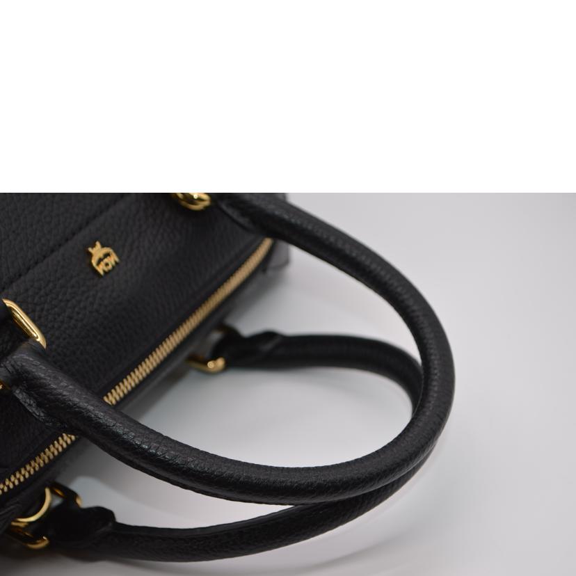 MCM エムシーエム/ロゴスタッズエンボス2wayレザーハンド/MWB2AAF28BK001//G3150/SAランク/89