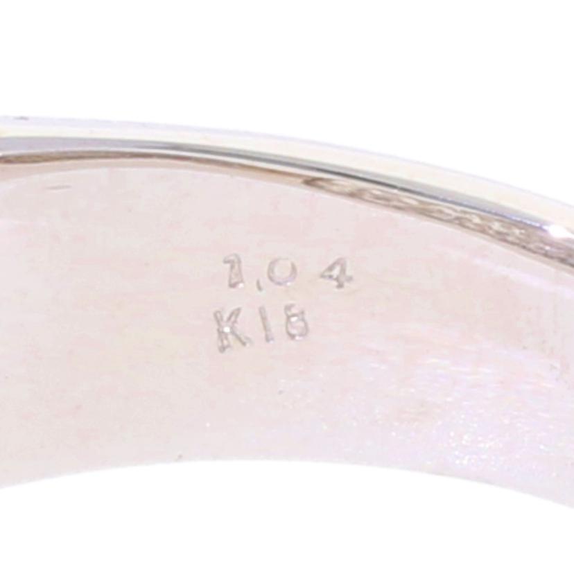 / K18WGダイヤリング1.04ct/#20/9.1//Aランク/75