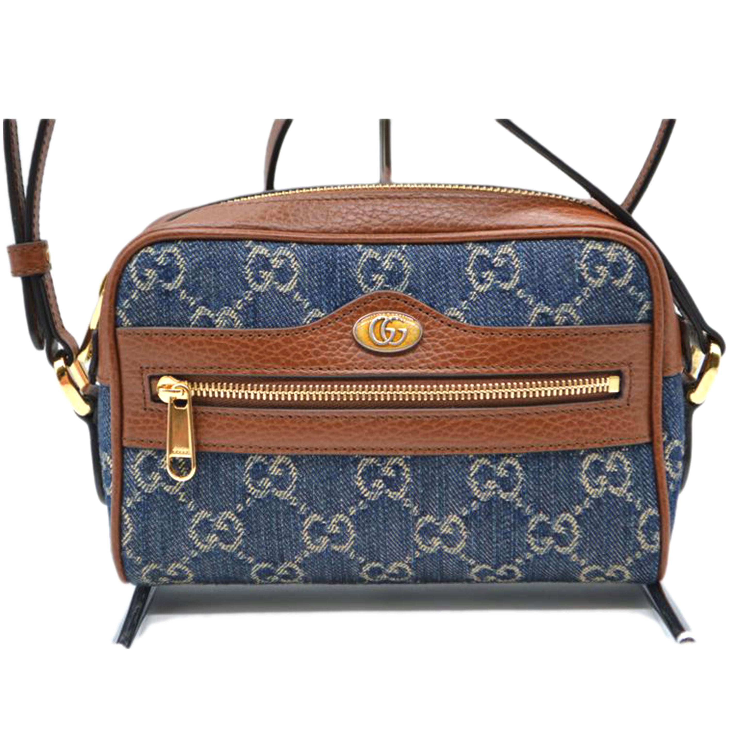 GUCCI グッチ/オフディアGGジャガードデニムミニショルダー/517350//493075/SAランク/89