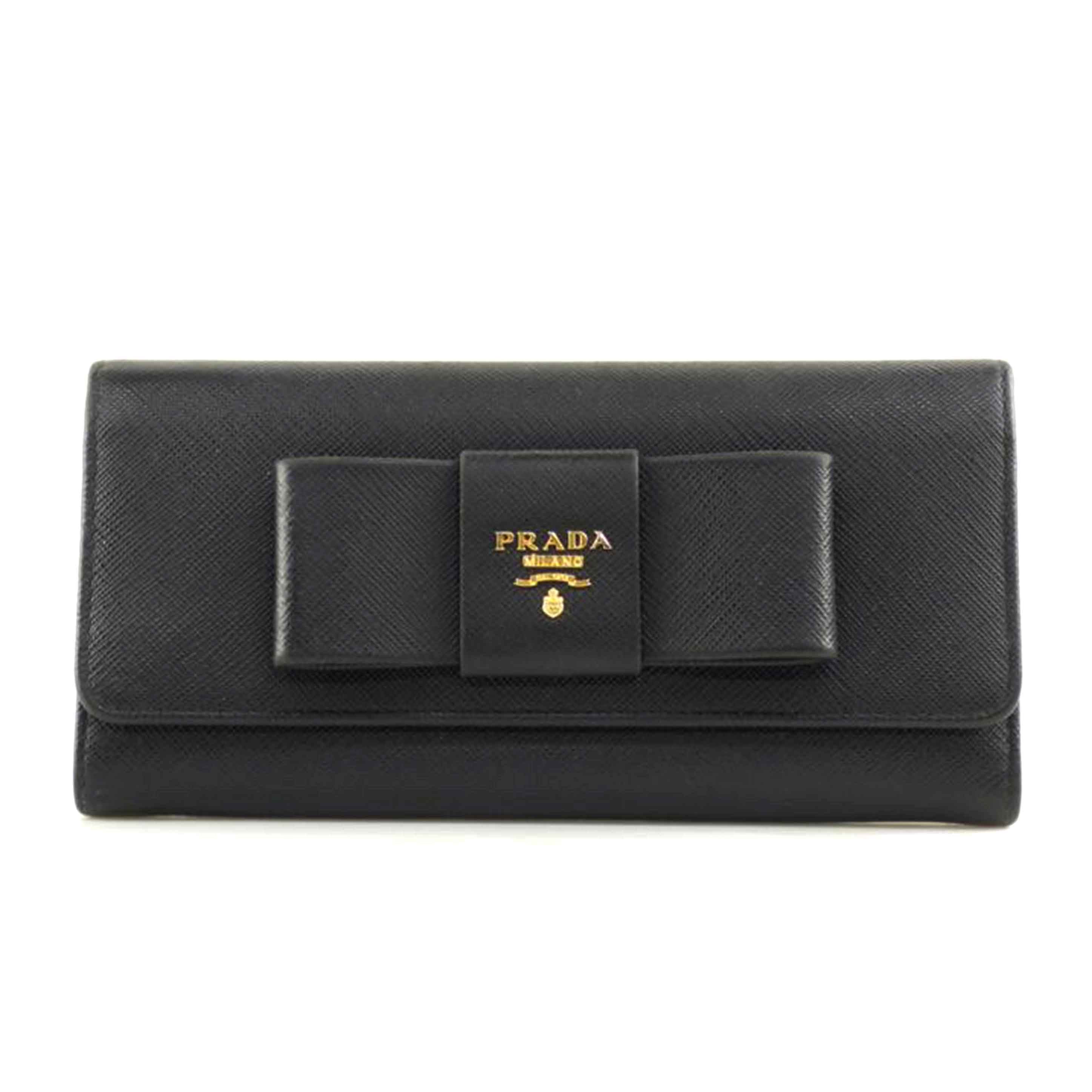 PRADA プラダ/サフィアーノレザー長財布/パスケース欠品//Bランク/64