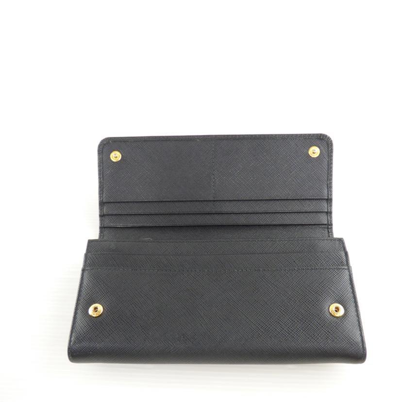 PRADA プラダ/サフィアーノレザー長財布/パスケース欠品//Bランク/64