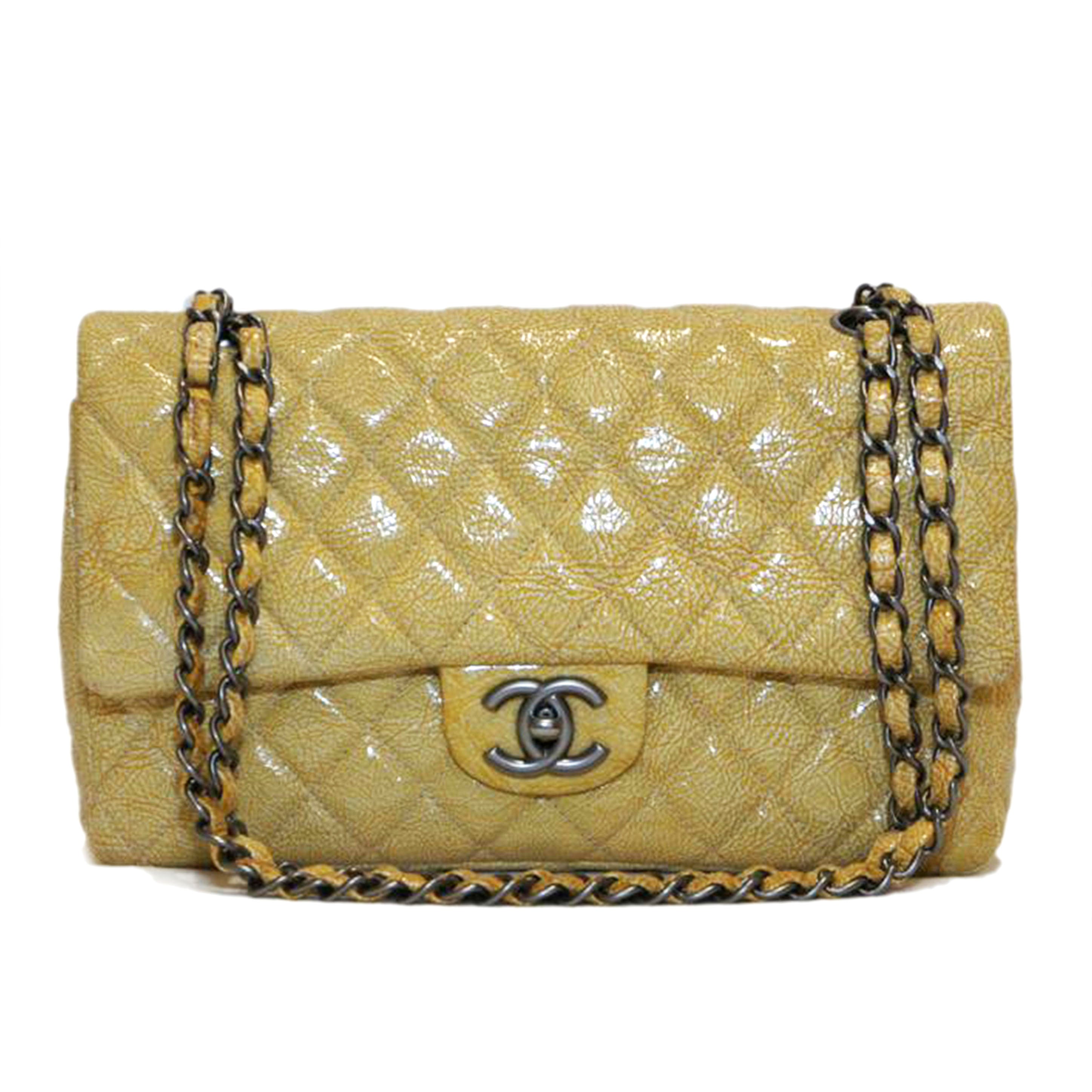 CHANEL シャネル/マトラッセWフラップチェーンショルダー/エナメルレザー//12289177/ABランク/94