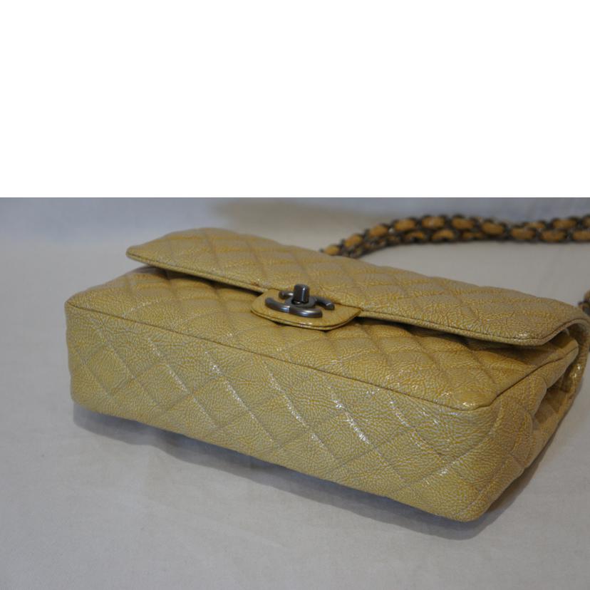 CHANEL シャネル/マトラッセWフラップチェーンショルダー/エナメルレザー//12289177/ABランク/94