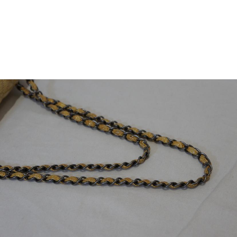 CHANEL シャネル/マトラッセWフラップチェーンショルダー/エナメルレザー//12289177/ABランク/94