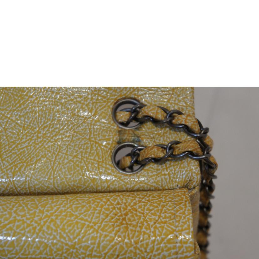 CHANEL シャネル/マトラッセWフラップチェーンショルダー/エナメルレザー//12289177/ABランク/94