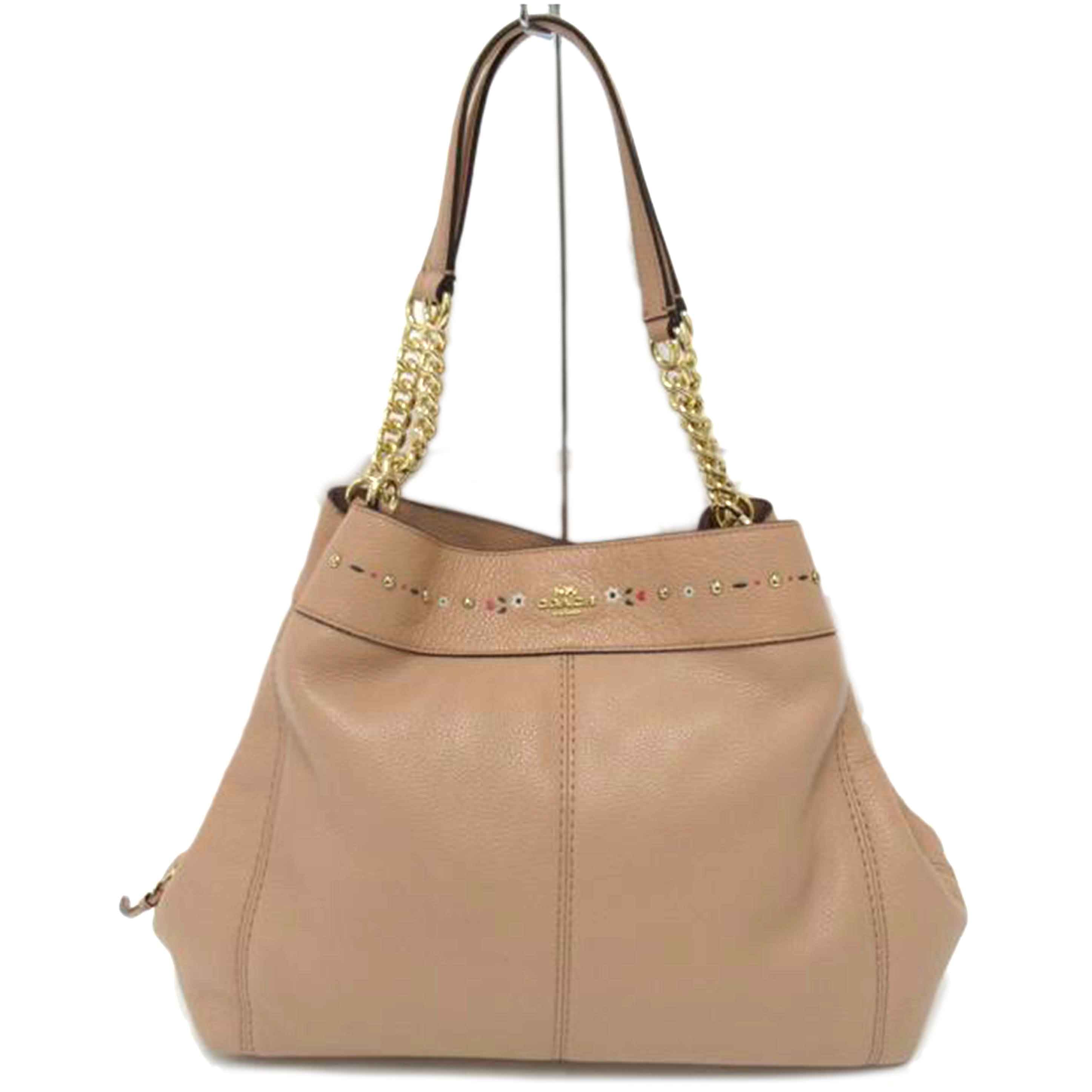 COACH/チェーントートバッグ/レザー・フローラル/F25894//M1781/ABランク/63