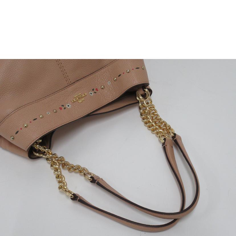 COACH/チェーントートバッグ/レザー・フローラル/F25894//M1781/ABランク/63