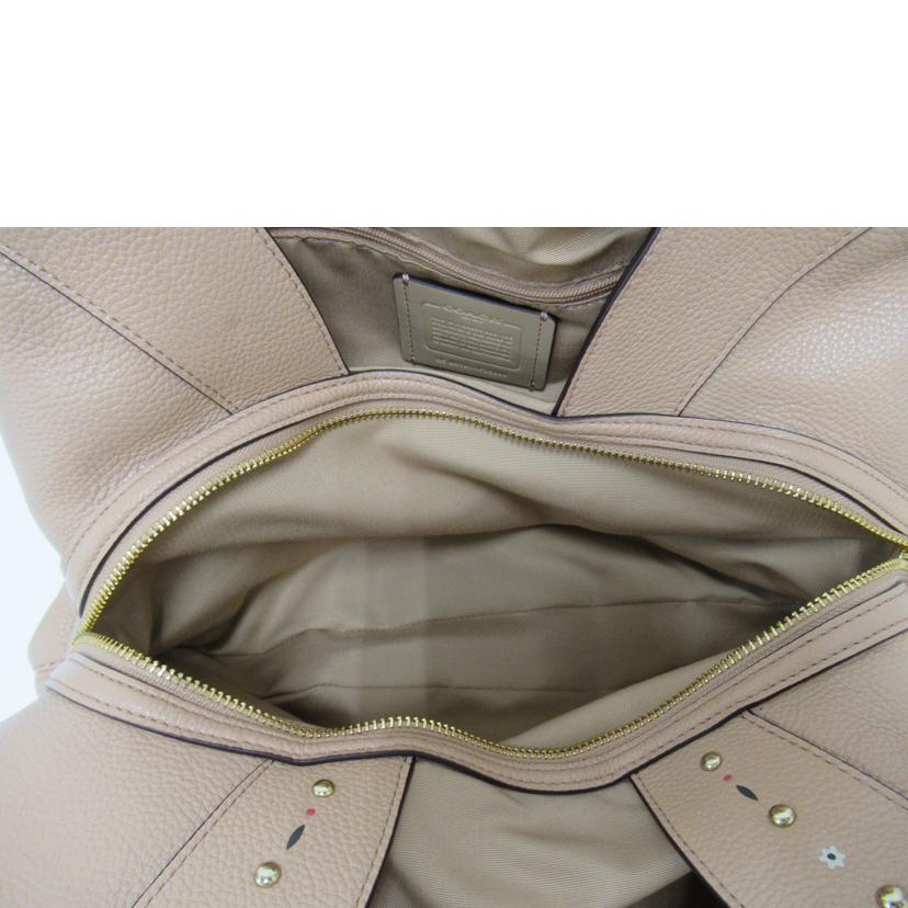 COACH/チェーントートバッグ/レザー・フローラル/F25894//M1781/ABランク/63