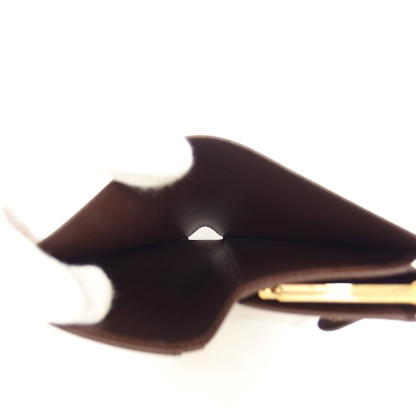 LV ルイ・ヴィトン 二つ折り財布 ブラウン/ポルトフォイユ・ヴィエノワ/ダミエ/エベヌ/N61674//MI1***/Aランク/04