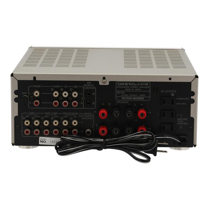 ONKYO オンキヨー/プリメインアンプ/A-911M/A-911M//1404010362/Bランク/77