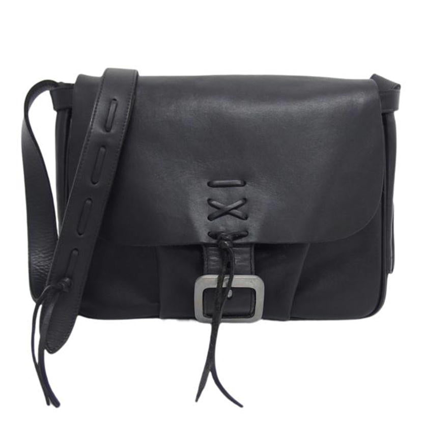 REDMOON レッドムーン/ポストマン/レザーショルダーバッグ(M)/ブラック//ABランク/04