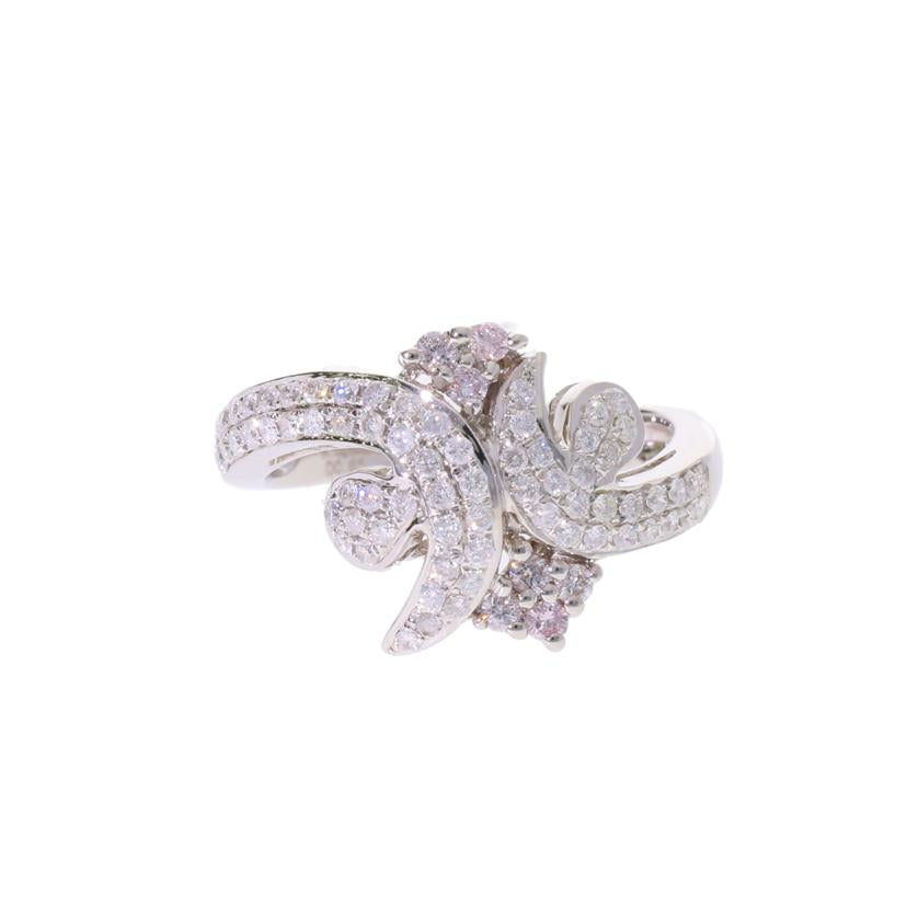 / K18WGダイヤリング0.65ct/#13//Aランク/75
