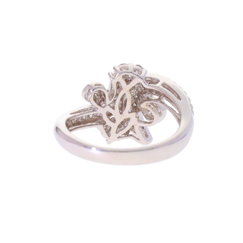 / K18WGダイヤリング0.65ct/#13//Aランク/75