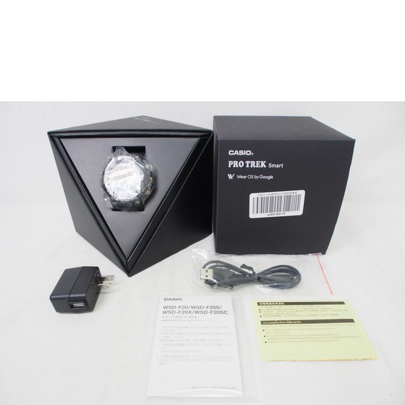 CASIO/PRO TREK Smart/スマートウォッチ/WSD-F20SC-BK//SAランク/78