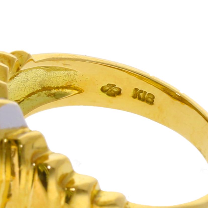 K18/K18ダイヤリング0.46/#10.5/6.6//0.46/Aランク/75