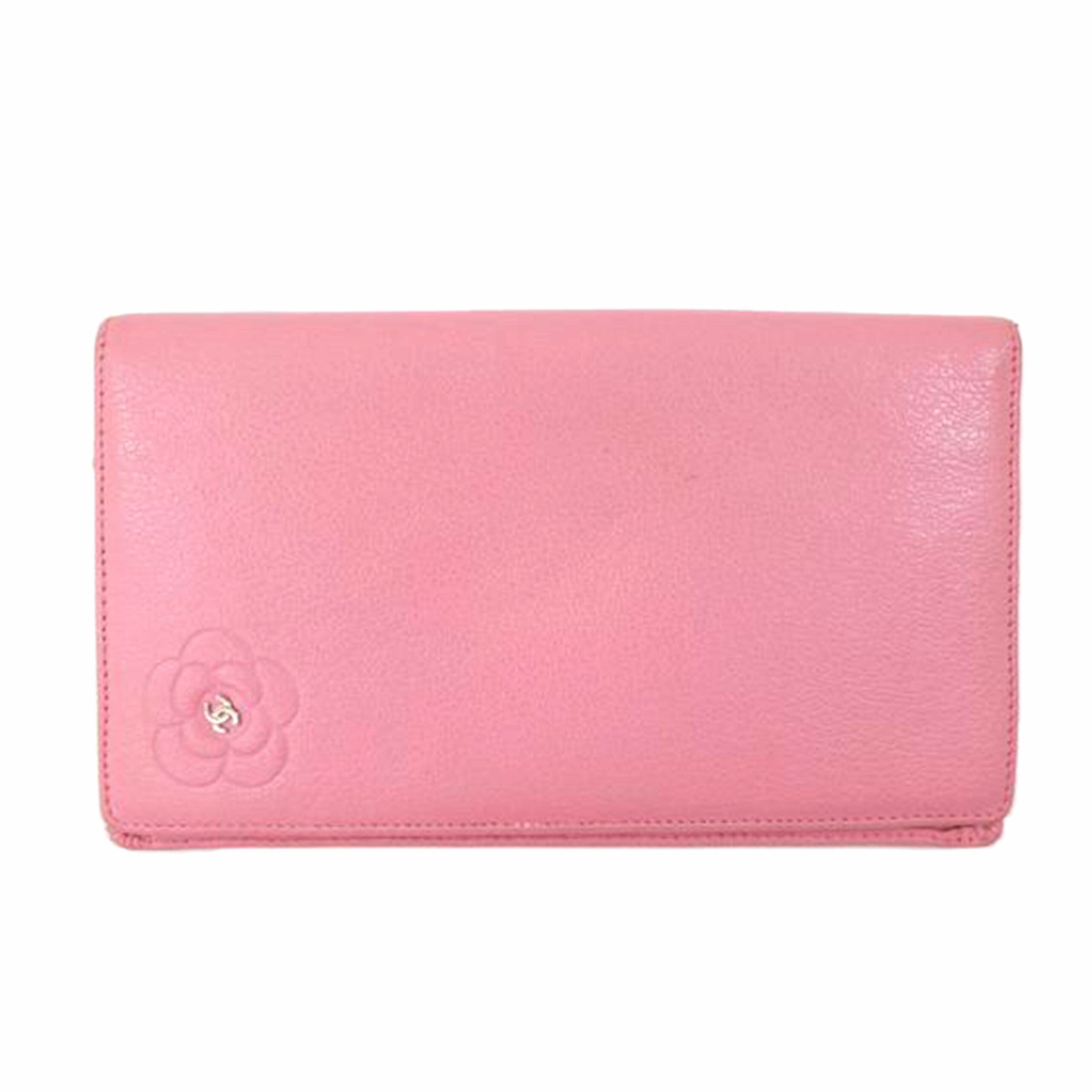 CHANELシャネル/カメリアココマーク二つ折り長財布//13818654/BCランク/71