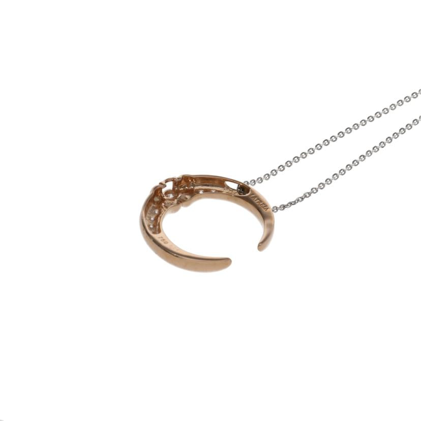 /K18WG/PGダイヤネックレス0.24//Aランク/75