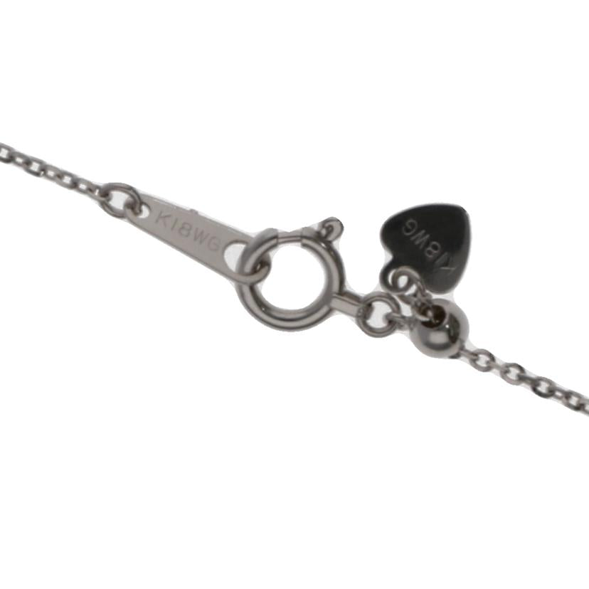 /K18WG/PGダイヤネックレス0.24//Aランク/75