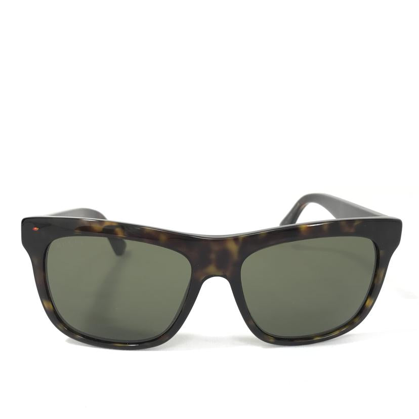 GUCCI グッチ/サングラス HAVANA-HAVANA-GREEN/GG0158S-002-54//Aランク/51