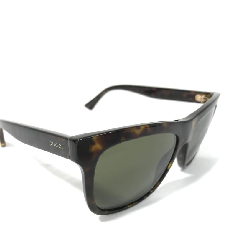 GUCCI グッチ/サングラス HAVANA-HAVANA-GREEN/GG0158S-002-54//Aランク/51