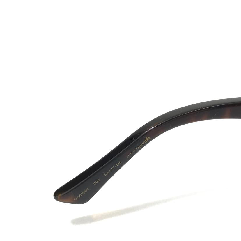 GUCCI グッチ/サングラス HAVANA-HAVANA-GREEN/GG0158S-002-54//Aランク/51