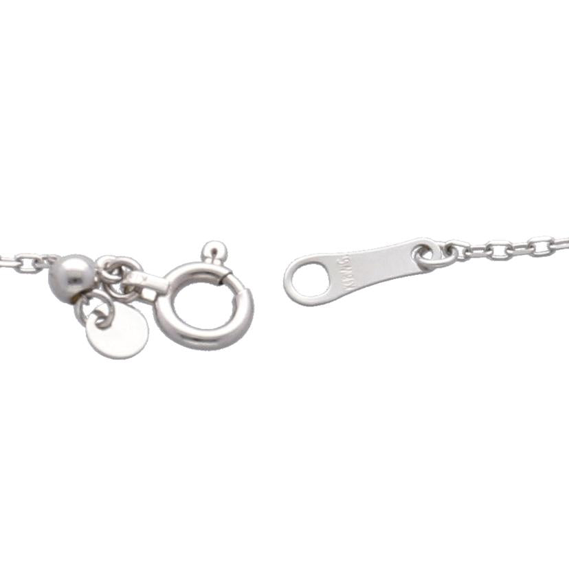 / K18WGダイヤネックレス0.45ct//Aランク/75