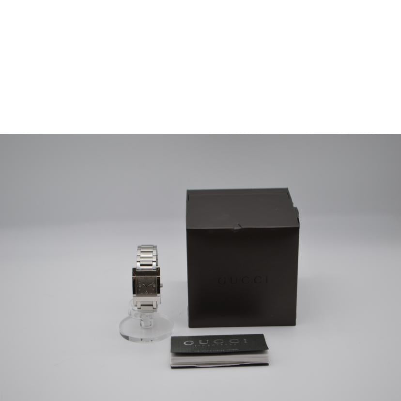 GUCCI グッチ/グッチスクエアボーイズクォーツデイトSS/7700L//0035628/Bランク/89