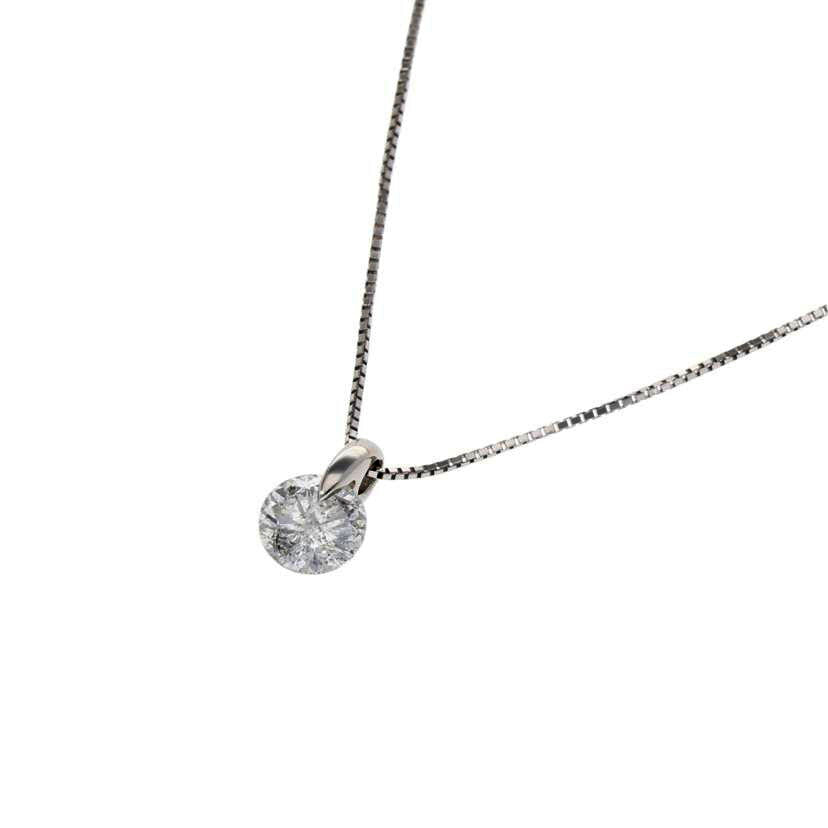/◎PT900/850ダイヤネックレス1.051ct//Aランク/75