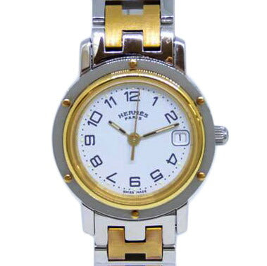 HERMES エルメス/クリッパー・ホワイト/レディース/クオーツ/CL4.220//1394053/ABランク/64