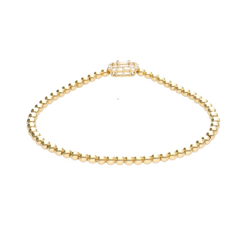 / K18ダイヤブレスレット0.48ct//Aランク/75
