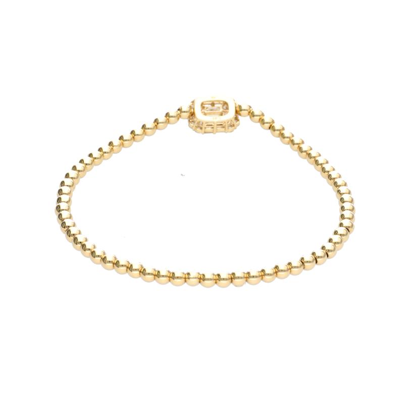 / K18ダイヤブレスレット0.48ct//Aランク/75