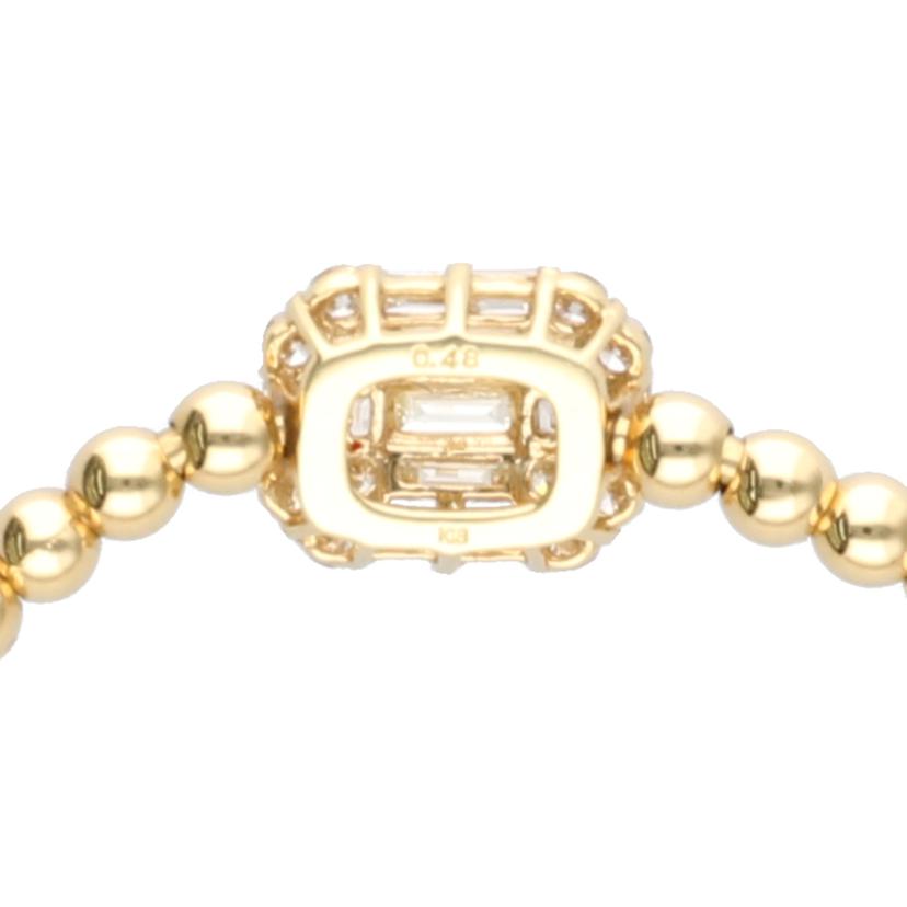/ K18ダイヤブレスレット0.48ct//Aランク/75