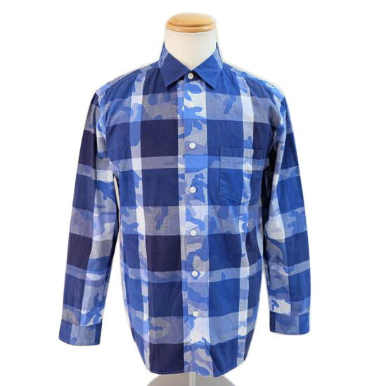 CRESTBRIDGE BLACK LABEL クリストブリッジブラックレーベル/カモフラチェック長シャツ/51M09-108-26//ABランク/71