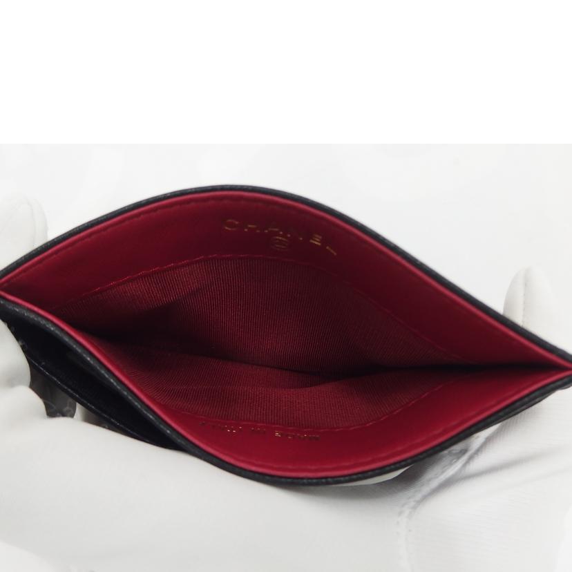 CHANEL シャネル/ラムスキンカードケース//29569982/Aランク/82